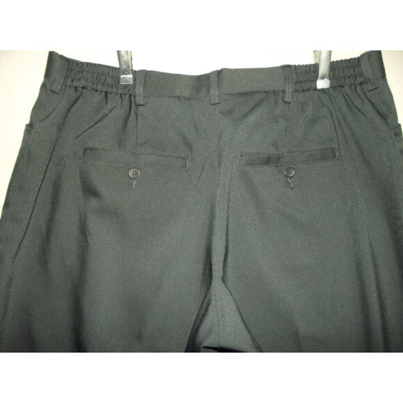 oobe Pants Womens Plus Size 32 x 30" Gray Flat Front straight leg Uniform Work - Picture 7 of 9